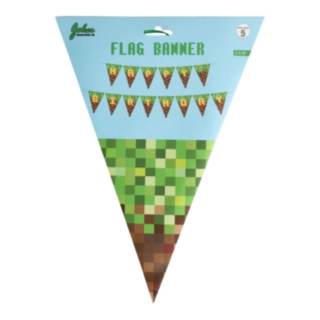 Minecraft® Vimpelgirlang Grön