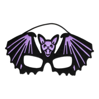 Fladdermus Ögonmask Svart/Lila