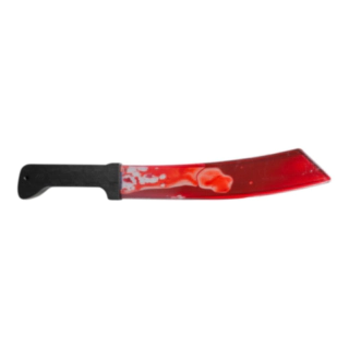 Blodig Machete Röd/Svart