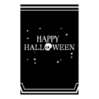 Happy Halloween Partypåsar Svart