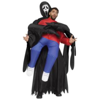 Scream® Uppblåsbar Maskeraddräkt Svart