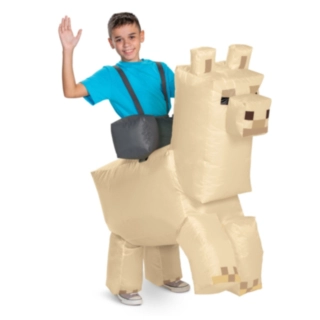Minecraft® Lama Ride-On Uppblåsbar Barnkostym