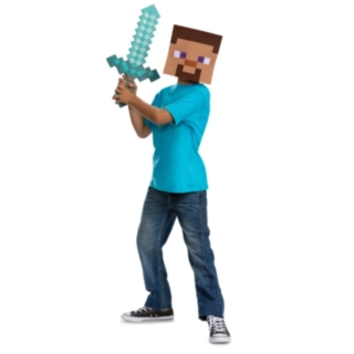 Minecraft® Svärd- och maskset för barn