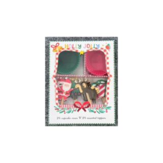 Holly Jolly Cupcake Set
