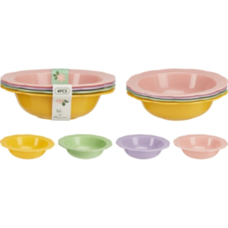 Plastskålar Pastell
