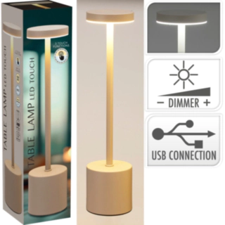 LED Bordslampa Beige