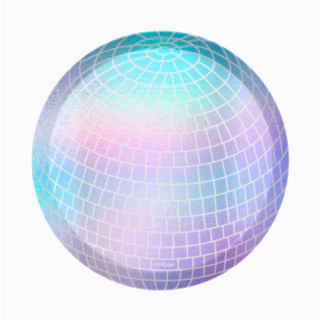 Discokula Serveringsfat Iriserande