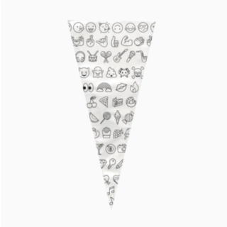 Emoji Strutpåsar Transparenta