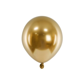 Små Ballonger Metallisk Guld
