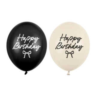 Happy Birthday Rosett Latexballonger