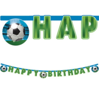 Fotboll Happy Birthday Pappersgirlang