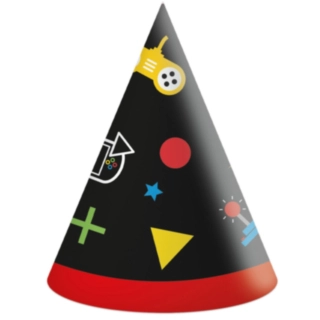 Gaming Party Partyhattar Svart