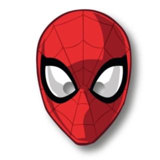 Spider-Man® Pappersmask Röd
