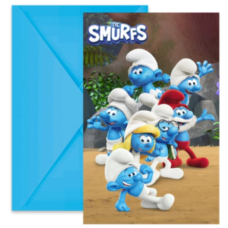 Smurfarna® Inbjudningskort