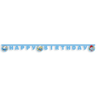 Smurfarna® Happy Birthday Pappersgirlang
