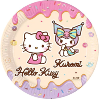 Hello Kitty® & Kuromi Papperstallrikar