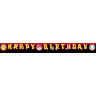 Pokémon® Happy Birthday Pappersbanderoll