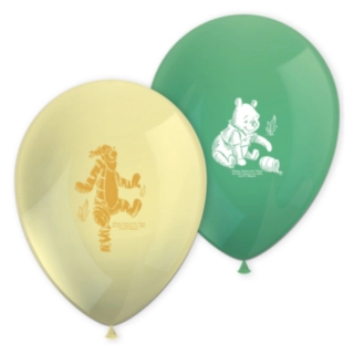 Nalle Puh® Latexballonger Gul/Mintgrön
