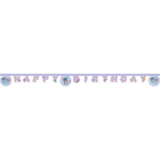 Stitch® Angel Happy Birthday Pappersgirlang