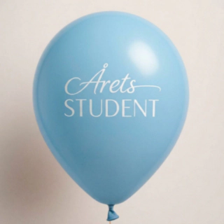 Årets Student Ballonger Ljusblå