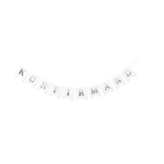 Konfirmand Girlang Silver