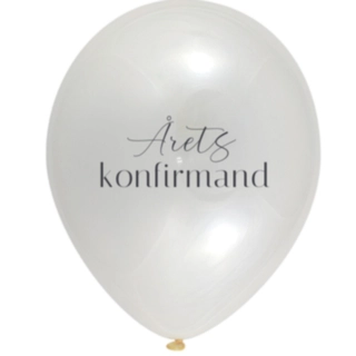 Årets Konfirmand Ballonger Transparenta