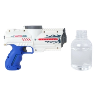 Sun Fun® Elektrisk Vattenpistol Med Flaska Vit/Blå 18 cm