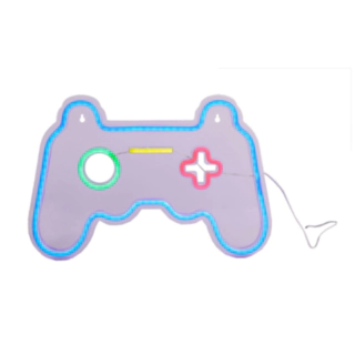 Game Controller Neon LED-lampa