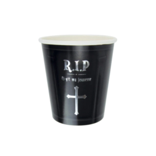 Halloween Pappmuggar Svart