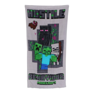 Minecraft® Handduk Grå