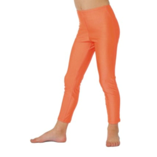 Barnleggings Neonorange