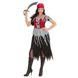 Piratkvinna Kostym