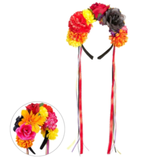 Day Of The Dead Blomsterhårband