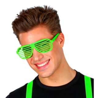 Neongröna Glasögon