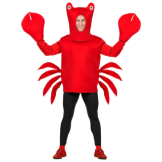 Herr Krabba Maskeraddräkt