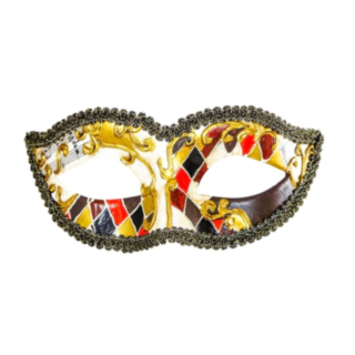Venetiansk Harlekin ögonmask