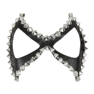 Ögonmask med Nitar Svart/Silver