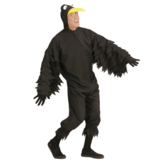 Svart Kråka Maskeraddräkt
