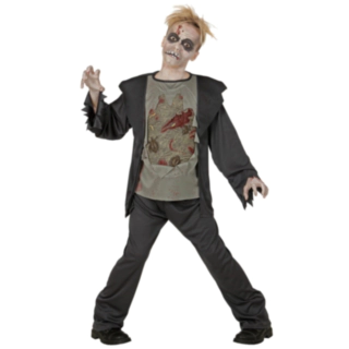 Zombiepojke Barndräkt
