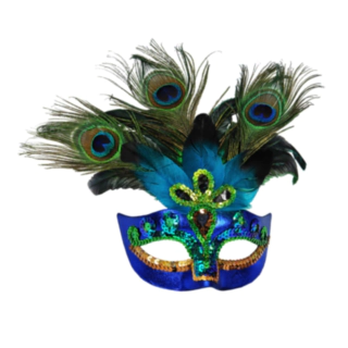 Påfågel Mask