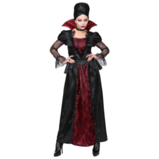 Läskig Vampyrinna Maskeraddräkt