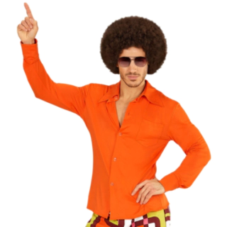 70-tal Skjorta Orange