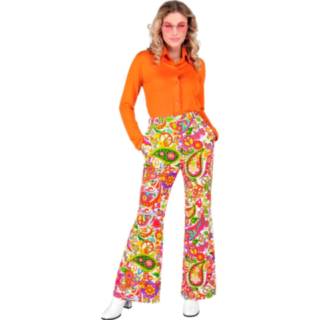60-tals Peace & Paisley Byxor