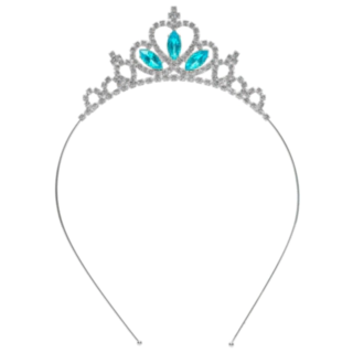 Prinsesse Tiara Sølv/Blå