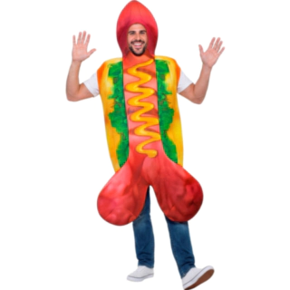 Hot Cock Kostume Rød