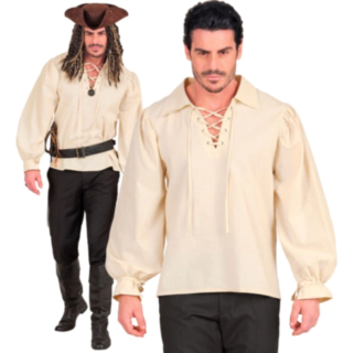 Pirat Skjorte Beige