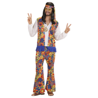 Flower Power Hippie Maskeraddräkt