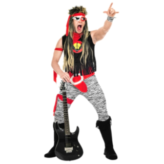 80-tal Rockstar Maskeraddräkt