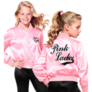 Pink Ladies Satinjakke