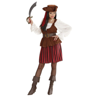 Piratkostym Brun